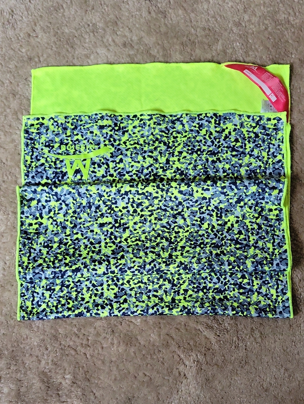 Mission Cooling Towel Bright Yellow